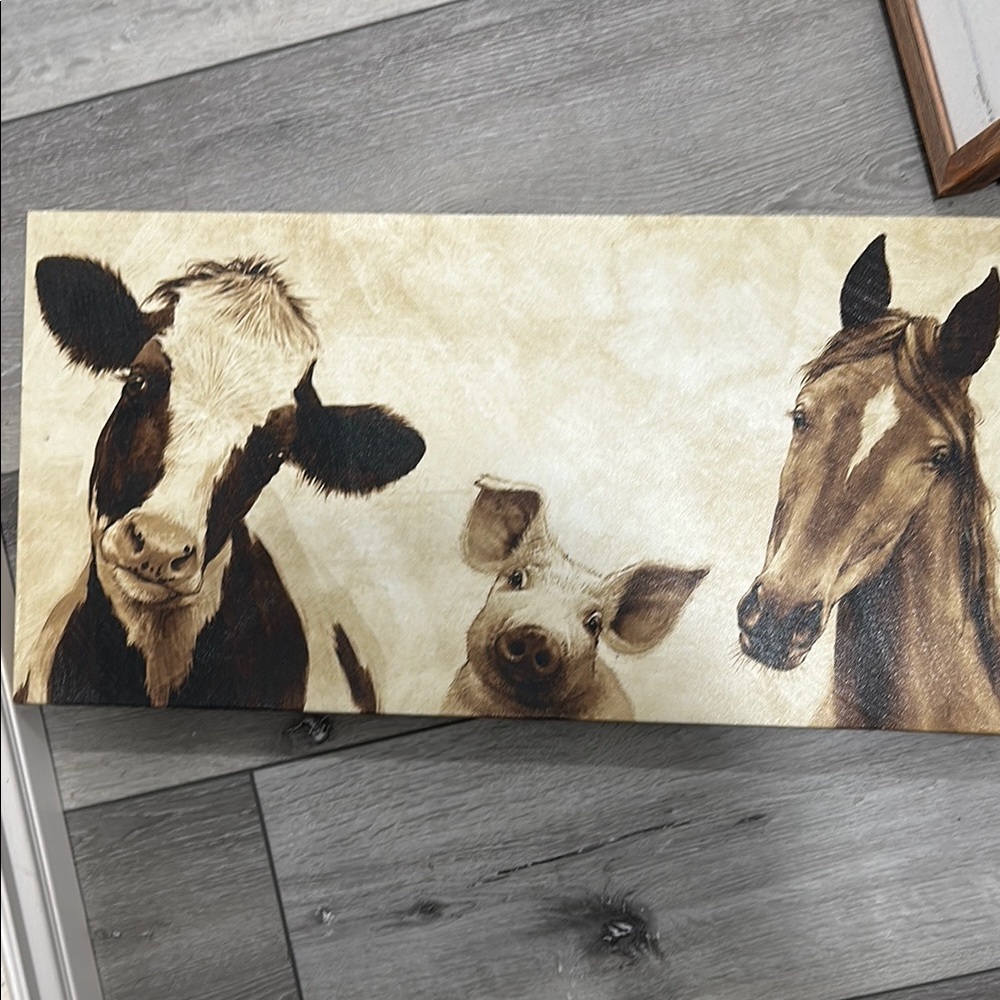 Farm Animal Canvas Art